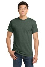 Gildan - Heavy Cotton 100% Cotton T-Shirt. 5000 Heather Military Green