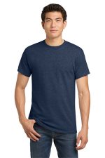 Gildan - Heavy Cotton 100% Cotton T-Shirt. 5000 Heather Navy