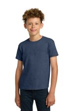 Gildan - Youth Heavy Cotton 100% Cotton T-Shirt. 5000B Heather Navy