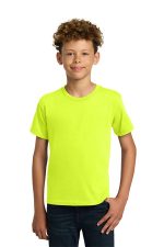 Gildan - Youth Heavy Cotton 100% Cotton T-Shirt. 5000B Safety Green