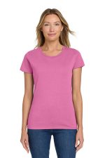 Gildan Women's Heavy Cotton 100% Cotton T-Shirt. 5000L Azalea