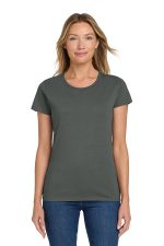 Gildan Women's Heavy Cotton 100% Cotton T-Shirt. 5000L Charcoal