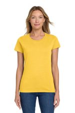 Gildan Women's Heavy Cotton 100% Cotton T-Shirt. 5000L Daisy