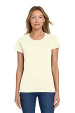 Gildan Women's Heavy Cotton 100% Cotton T-Shirt. 5000L Off White
