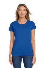 Gildan Women's Heavy Cotton 100% Cotton T-Shirt. 5000L Royal