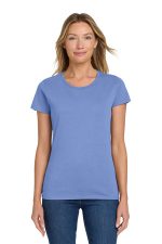 Gildan Women's Heavy Cotton 100% Cotton T-Shirt. 5000L Violet