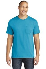 Gildan Heavy Cotton 100% Cotton Pocket T-Shirt. 5300 Sapphire