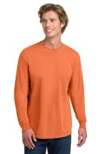 COMFORT COLORS Heavyweight Ring Spun Long Sleeve Tee. 6014 Burnt Orange