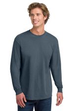 COMFORT COLORS Heavyweight Ring Spun Long Sleeve Tee. 6014 Denim