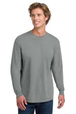 COMFORT COLORS Heavyweight Ring Spun Long Sleeve Tee. 6014 Granite
