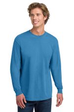 COMFORT COLORS Heavyweight Ring Spun Long Sleeve Tee. 6014 Royal Caribe