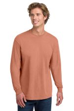 COMFORT COLORS Heavyweight Ring Spun Long Sleeve Tee. 6014 Terracotta