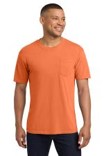 COMFORT COLORS Heavyweight Ring Spun Pocket Tee. 6030 Burnt Orange