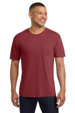 COMFORT COLORS Heavyweight Ring Spun Pocket Tee. 6030 Chili