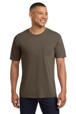 COMFORT COLORS Heavyweight Ring Spun Pocket Tee. 6030 Espresso