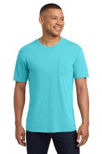 COMFORT COLORS Heavyweight Ring Spun Pocket Tee. 6030 Lagoon