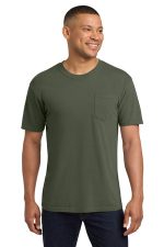COMFORT COLORS Heavyweight Ring Spun Pocket Tee. 6030 Moss