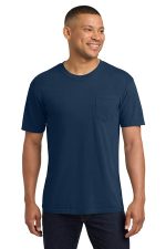 COMFORT COLORS Heavyweight Ring Spun Pocket Tee. 6030 True Navy