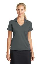 Nike Women's Dri-FIT Vertical Mesh Polo. 637165 Anthracite
