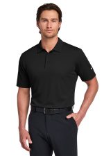 Nike Dri-FIT Vertical Mesh Polo. 637167 Black