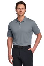Nike Dri-FIT Vertical Mesh Polo. 637167 Cool Grey