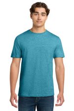 Gildan Softstyle T-Shirt. 64000 Heather Galapagos Blue