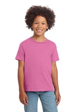 Gildan Youth Softstyle T-Shirt 64000B Azalea