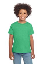 Gildan Youth Softstyle T-Shirt 64000B Heather Irish Green