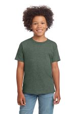Gildan Youth Softstyle T-Shirt 64000B Heather Military Green