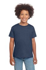 Gildan Youth Softstyle T-Shirt 64000B Heather Navy