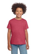 Gildan Youth Softstyle T-Shirt 64000B Heather Red