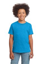 Gildan Youth Softstyle T-Shirt 64000B Heather Sapphire