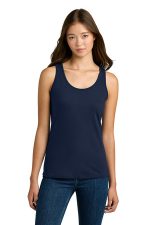 Gildan Softstyle Junior Fit Tank Top. 64200L Navy