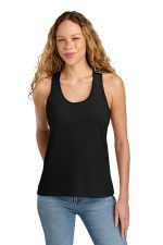 Gildan Softstyle Women's CVC Racerback Tank 64220LCVC Pitch Black