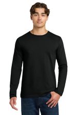 Gildan Softstyle Long Sleeve T-Shirt. 64400 Black