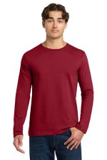 Gildan Softstyle Long Sleeve T-Shirt. 64400 Cherry Red