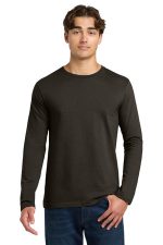 Gildan Softstyle Long Sleeve T-Shirt. 64400 Dark Chocolate