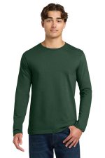 Gildan Softstyle Long Sleeve T-Shirt. 64400 Fan Dark Green