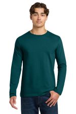 Gildan Softstyle Long Sleeve T-Shirt. 64400 Fan Marine Green