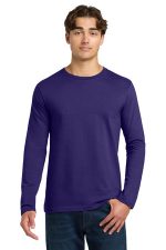 Gildan Softstyle Long Sleeve T-Shirt. 64400 Purple