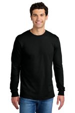 Gildan Softstyle CVC Long Sleeve Tee 64440CVC Pitch Black