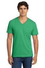 Gildan Softstyle V-Neck T-Shirt. 64V00 Heather Irish Green
