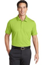 Nike Dri-FIT Solid Icon Pique Modern Fit Polo. 746099 Chartreuse