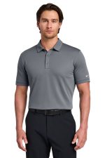 Nike Dri-FIT Solid Icon Pique Modern Fit Polo. 746099 Dark Grey