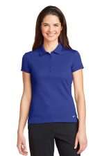 Nike Women's Dri-FIT Solid Icon Pique Modern Fit Polo. 746100 Deep Royal Blue