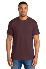 Gildan DryBlend 50 Cotton/50 Poly T-Shirt. 8000 Dark Maroon