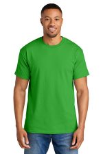 Gildan DryBlend 50 Cotton/50 Poly T-Shirt. 8000 Electric Green
