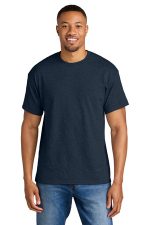 Gildan DryBlend 50 Cotton/50 Poly T-Shirt. 8000 Heather Dark Navy