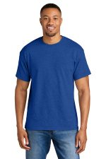 Gildan DryBlend 50 Cotton/50 Poly T-Shirt. 8000 Heather Deep Royal