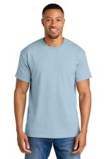 Gildan DryBlend 50 Cotton/50 Poly T-Shirt. 8000 Light Blue